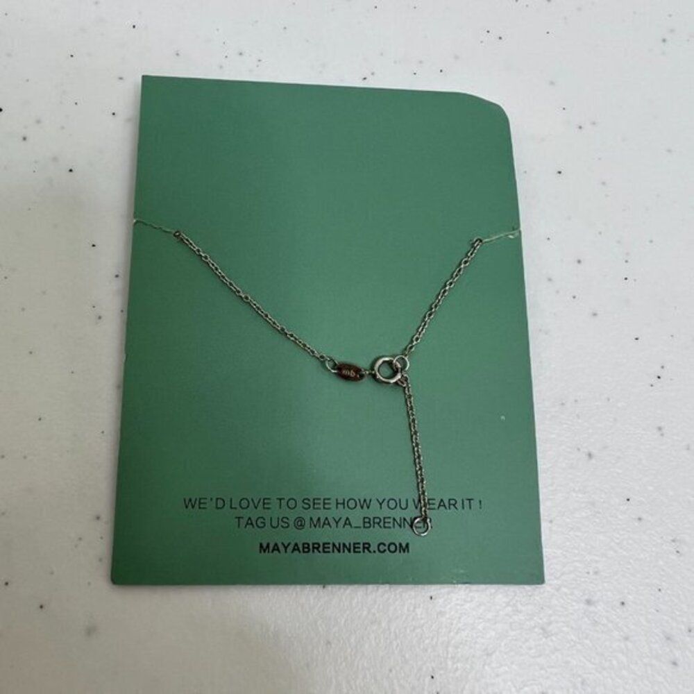 Maya Brenner Love Bracelet Chain Silver Tone Thin Dainty Minimalist Los Angeles — image 3 of 4